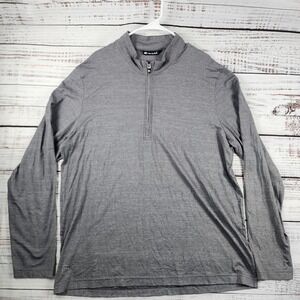 TravisMathew Havasu 2.0 Quarter Zip Pullover XXL Gray Stretch Golf Top LS